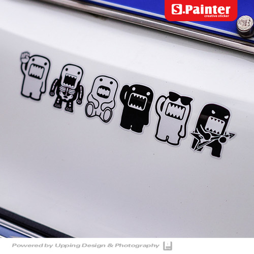 日本吉祥物多摩君JDM反光贴纸