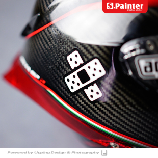 修补贴 S.P 创可贴 日本原版 划痕贴遮盖头盔反光车贴贴纸 贴绘社