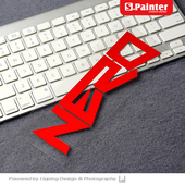 贴绘社 后档玻璃 JDM创意改装 S.P 日本原版 nero 反光车贴 贴纸