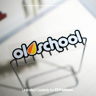 创意反光贴 车身划痕遮盖贴纸 S.P贴绘社 JDM后窗车贴