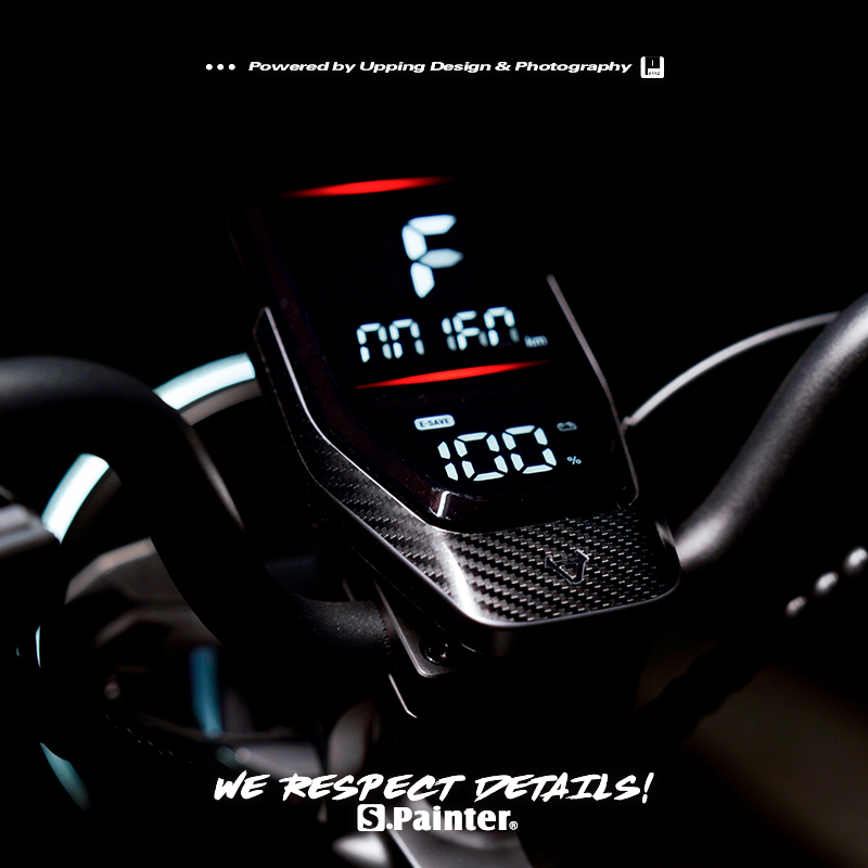 小牛电动车SQI专用碳纤维贴纸