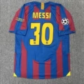 05-06 Barcelona Home Champions League Version No. 30 Messi + Armband