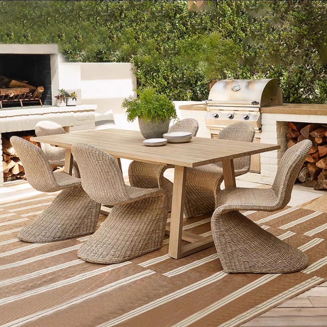 藤编不规则形艺术花园塑料顺德区