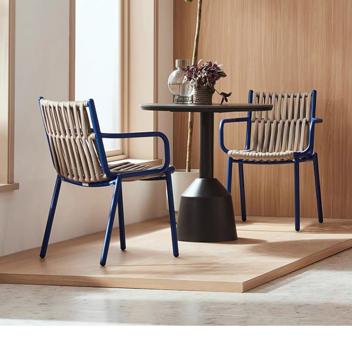 单椅咖啡厅座椅户外桌椅庭院北欧室外露台花园阳台藤椅三件套绳编,住宅家具,桌椅套件,淘宝优惠券,粉丝福利购,淘宝优惠卷