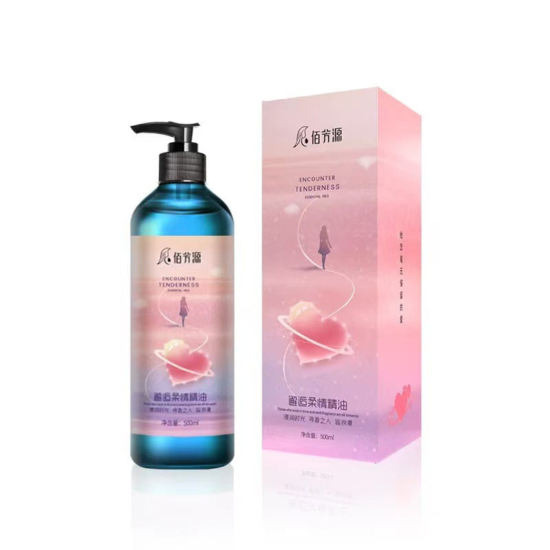 情侣精油全身按摩浪漫邂逅柔情可入口可亲吻500ml免洗植萃玫瑰油