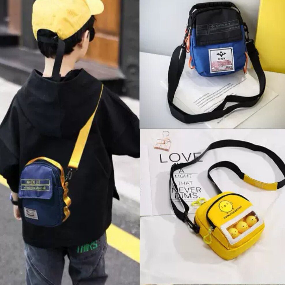 儿童包包斜挎包男童小孩男孩时尚潮宝宝防水零钱包嘻哈小挎包单肩