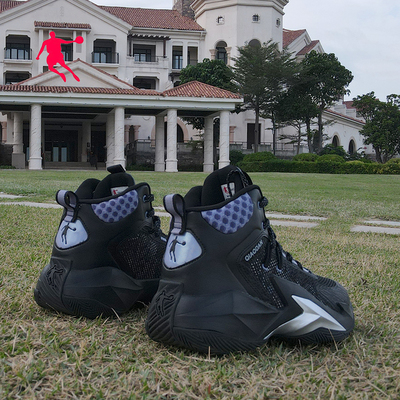 正品穿3年！乔丹黑色高帮篮鞋