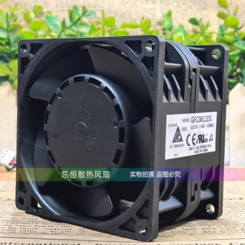 Delta/台达 GFC0812DS 3.30A 8056 8CM 12V 服务器 暴力散热风扇
