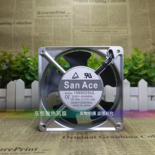 12038 230V 12CM 机柜 轴流风机 全新三洋 散热风扇 109S025UL