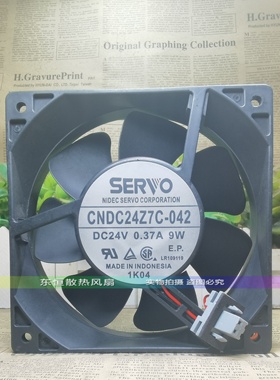 SERVO CNDC24Z7C-042 24V 0.37A 9W 12038 12cm  VACON变频器风扇