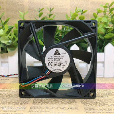 原装台达 9225 12V 0.60A AFB0912VH 9cm 机箱 CPU 电源 散热风扇