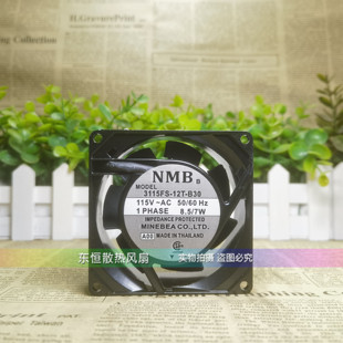 变频器 散热风扇 B30 8038 8.5 12T 115V 机柜 NMB 8cm 3115FS