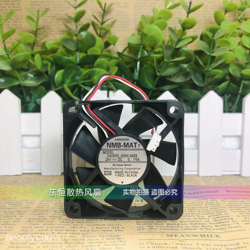 NMB 6cm 2406RL-05W-M59 24v 0.18A 6015 3线 复印机 打印机风扇