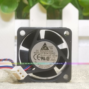 台达DELTA 4CM 4020 12V 0.12A EFB0412HD 交换机 服务器散热风扇