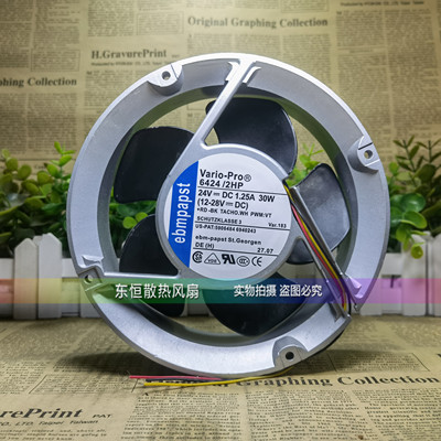 原装德国ebmpapst 6424 /2HP 24v 30W 17cm ABB变频器 散热风扇