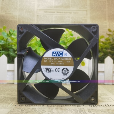 原装AVC DATA1238B2/4/8U/H 12038 12/24/48V 机箱变频器散热风扇