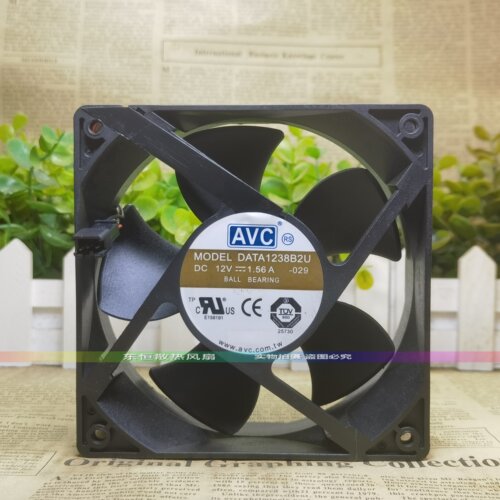 原装AVC DATA1238B2/4/8U/H 12038 12/24/48V 机箱变频器散热风扇
