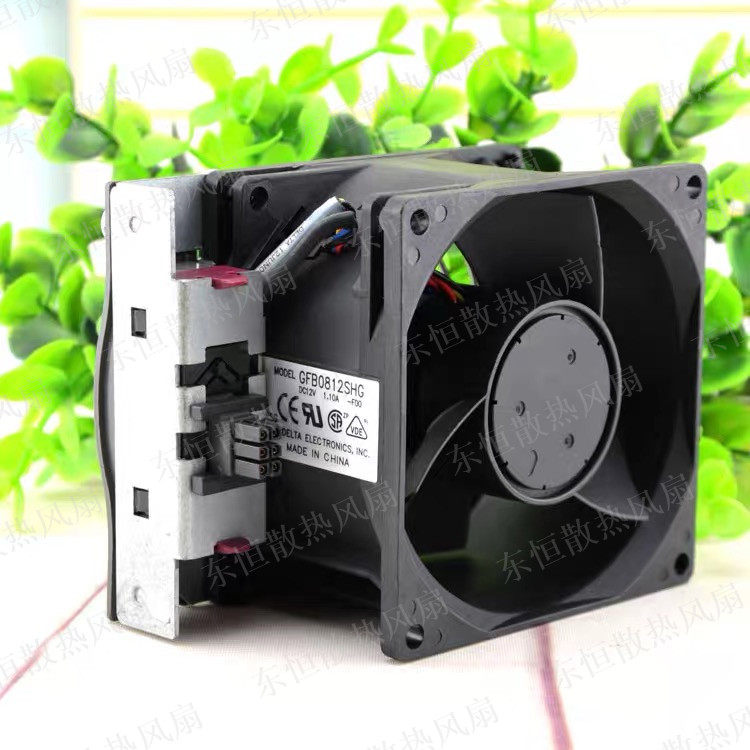 台达 GFB0812SHG  8048 12V 1.10A 8CM 服务器 暴力 双叶散热风扇