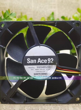 三洋 9032 9CM 9G0948S2E01/109P0948H203 变频器工控散热风扇48V