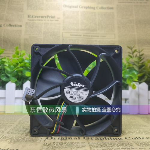 NIDEC V12E12BS2B5-07A021 12038 12cm 12V 3.0A 服务器 暴力风扇