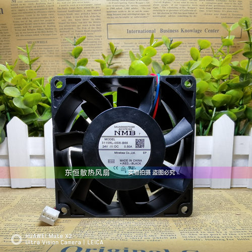 NMB-MAT7 8cm 24V 0.50A 8038 3115RL-05W-B66 ABB变频器散热风扇