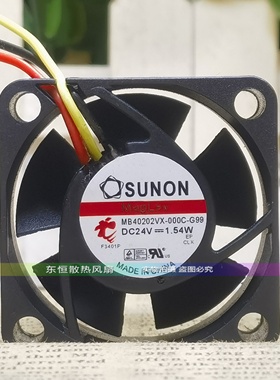 原装建准SUNON MB40202VX-000C-G99 24V 1.54W 4020 4cm 散热风扇