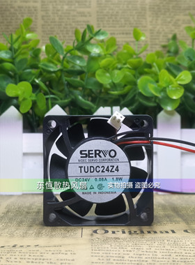 原装伺服 TUDC24Z4 24V 0.08A 1.8W 6025 6CM 三垦变频器散热风扇