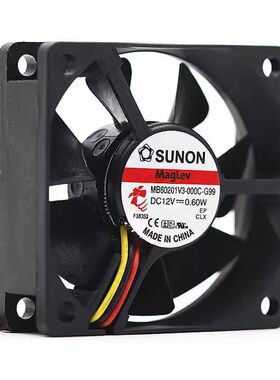 EE/PE/MB60201B1BX2V3VX-1000C000U0000-G99A999F建准散热风扇12V