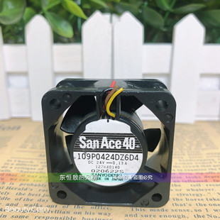 24V 0.13A 4020 原装 变频器 109P0424DZ6D4 4CM 散热风扇 三洋