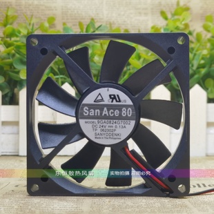 8015 0.13A 8CM 24V 变频器散热风扇 9GA0824G7002 全新Sanyo三洋