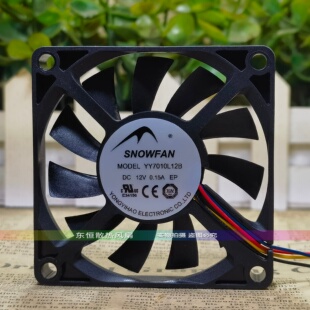 6025 6038 L12S YY6015 B散热风扇12V 6020 7015H SNOWFAN 7010