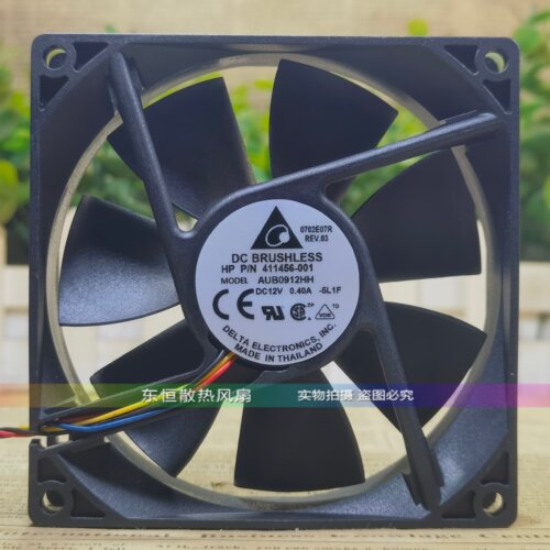 Delta/台达  AUB0912HH 12V 0.40A 9025 9CM 电脑机箱CPU散热风扇