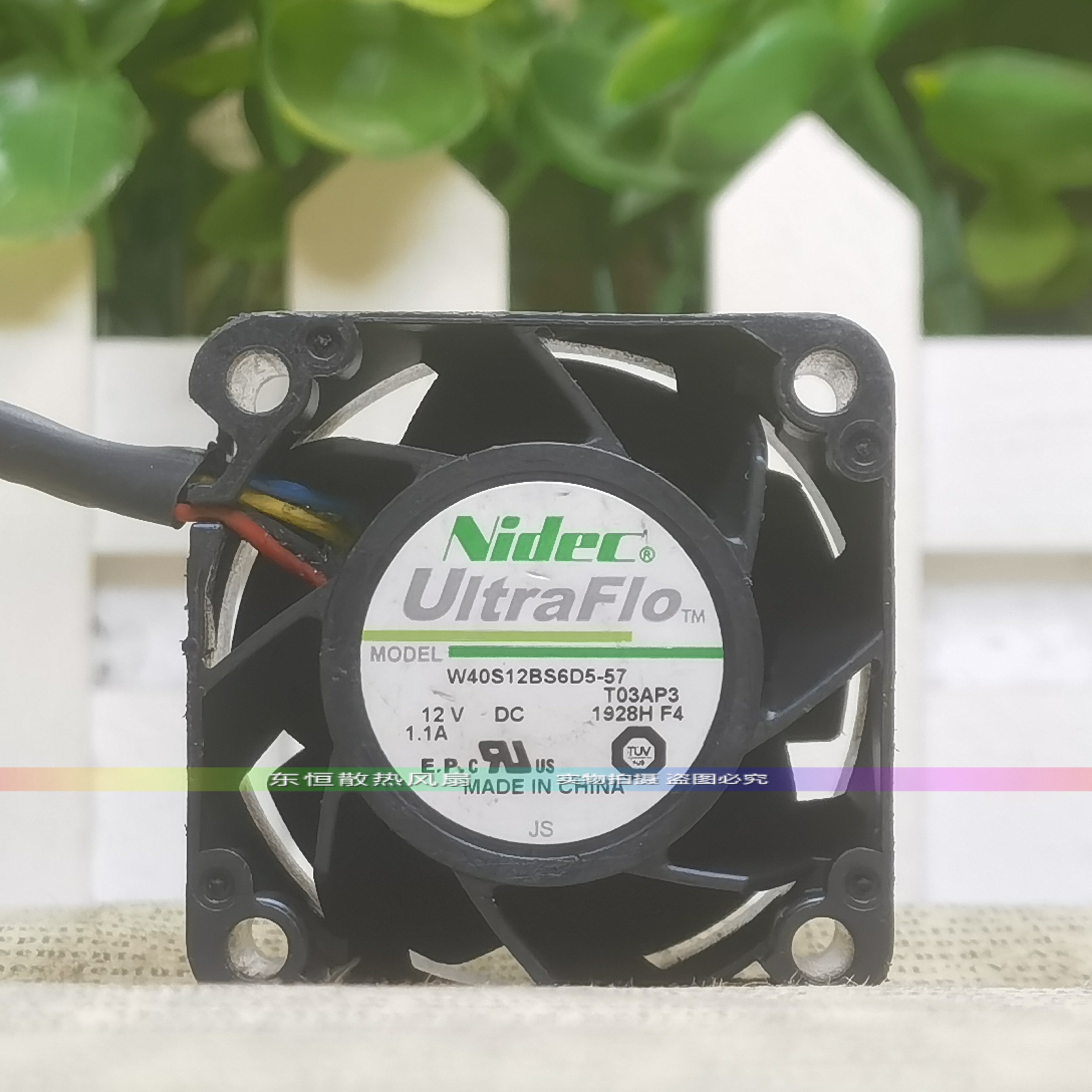 原装Nidec W40S12BS6D5-57 12V 1.1A 4028 4cm 电源 暴力散热风扇