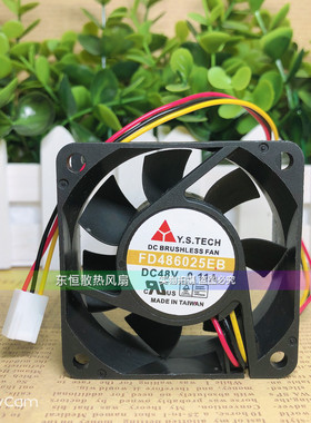 原装 元山/Y.S.TECH 6CM 6025 FD486025EB 48V 0.11A  散热风扇