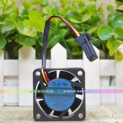 三洋 109P0424H7D28 24V 0.08A 4015 4CM 变频器 发那科 散热风扇