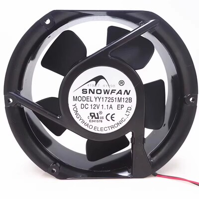 SNOWFAN YY15050/17251/20060/25489H/M12/24/48B-5H散热风扇风机
