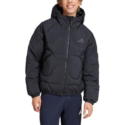 adidas阿迪达斯PUFFY连帽鸭绒面包羽绒服JG5927JG5926JG5928