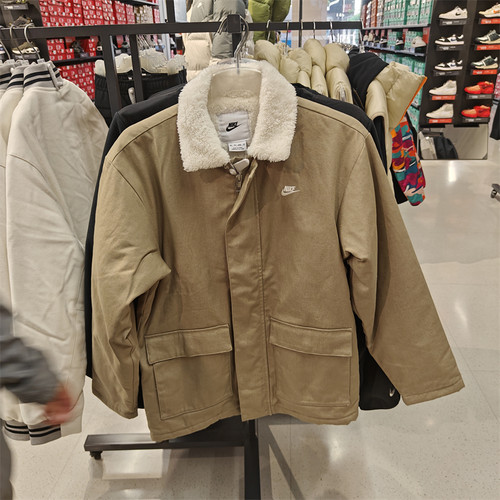 正品NIKE/耐克秋冬季男子休闲运动翻领保暖夹克外套 FD6683-247