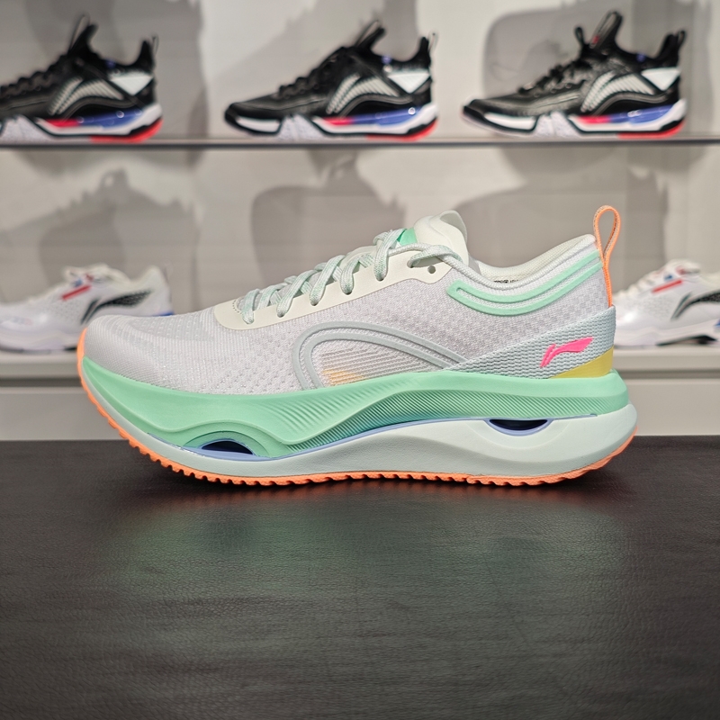 李宁跑鞋女鞋2024新品惊鸿女子反光缓震保护耐磨运动鞋ARHU006