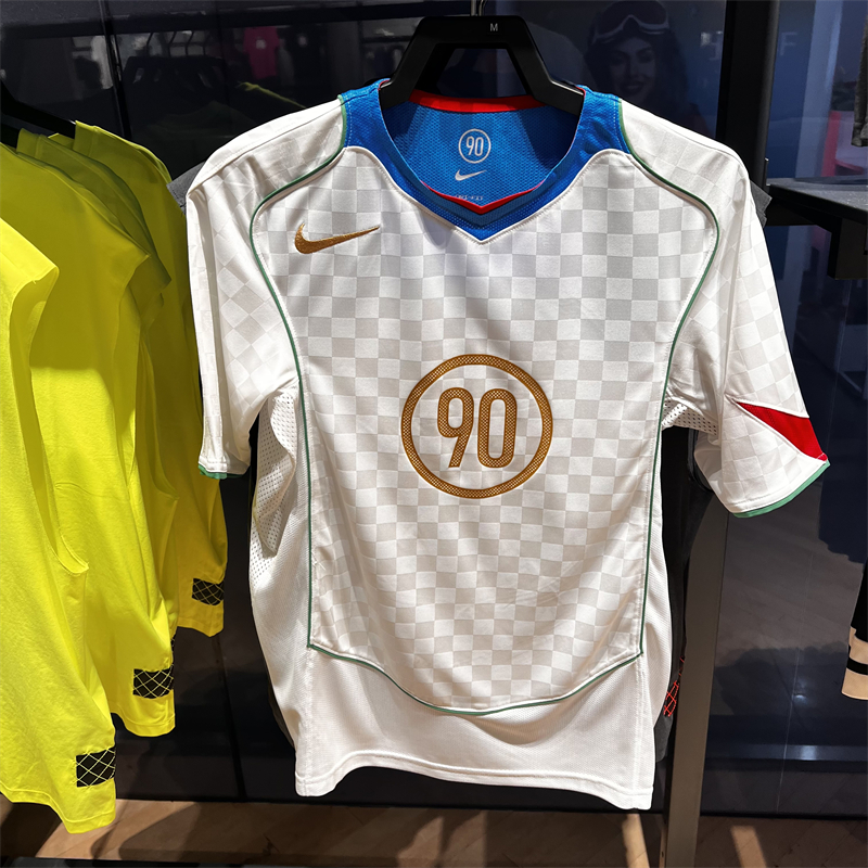 Nike耐克2025夏新款男子运动休闲透气速干短袖足球球衣IB4211-100