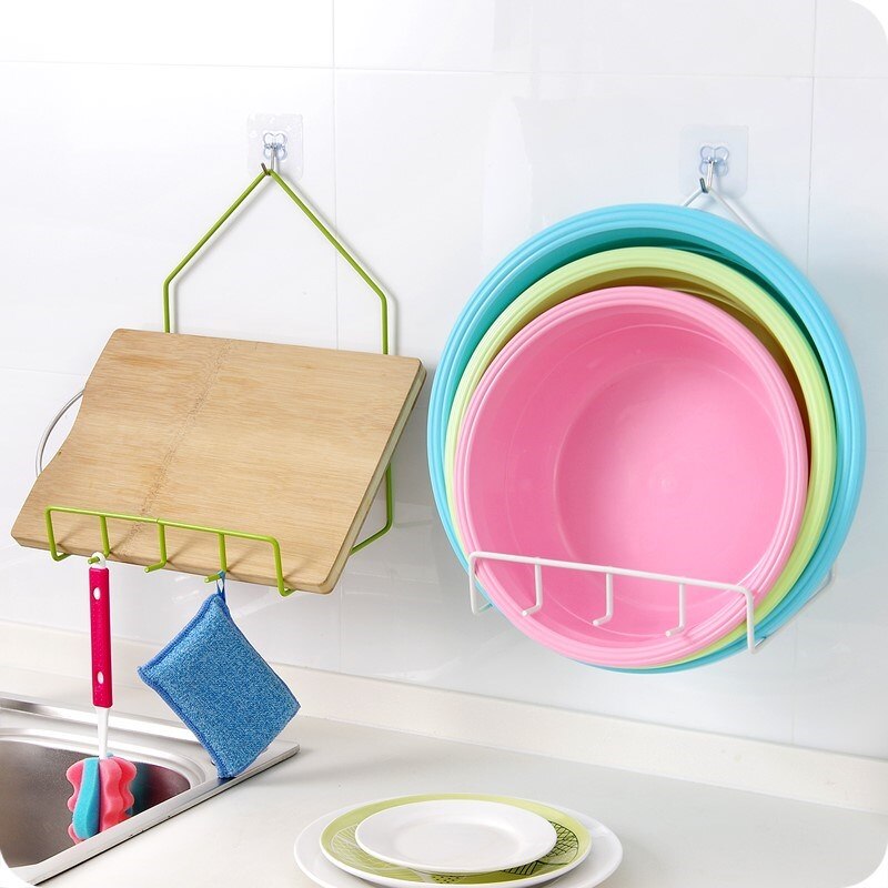 挂壁挂钩璧挂悬挂盆架盆子铁艺搁物架厨房装饰挂墙悬挂式折叠用具|msdalam kategori penyatuan simpanan, Keluarga peralatan kemasan, Hook/cangkuk melekit - dari Buy2taobao.com untuk memberikan perkhidmatan ejen Taobao profesional membeli