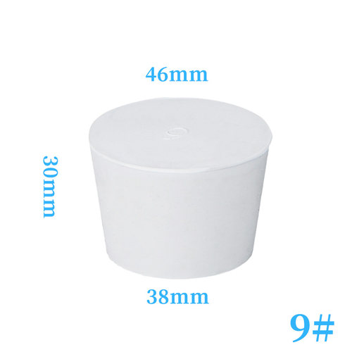 北京金新兴 橡胶塞 白胶塞 烧瓶塞 试管塞 橡皮塞 9号(38-46mm)