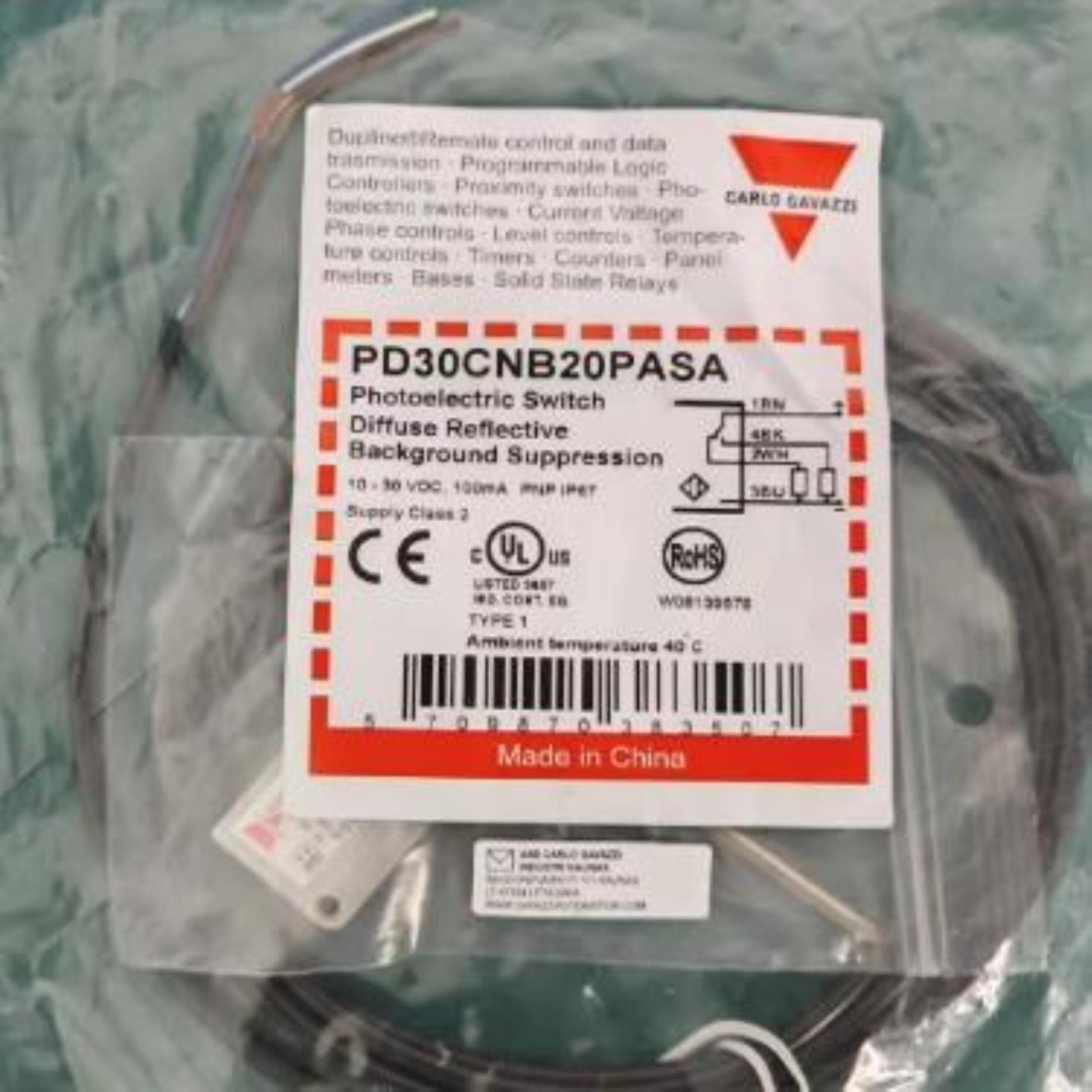 CARLO GAVAZZI佳乐 传感器PD30CNB20PASAPD30CNT15PASA询价