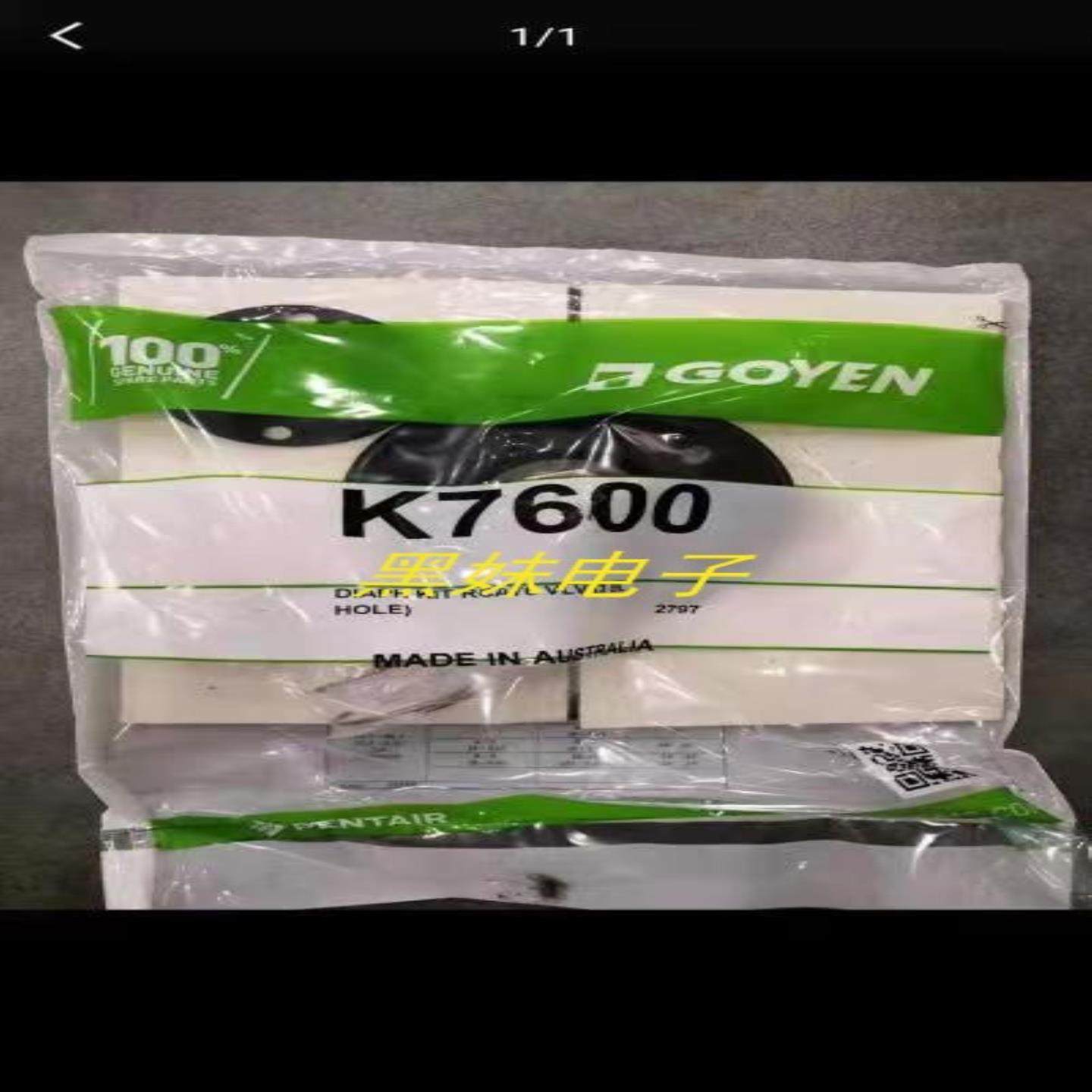 原装供应GOYEN RCAC25FS4012电磁阀现货GOYEN K7600阀膜片询价