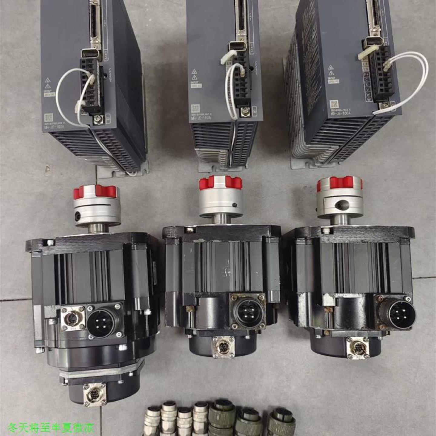 议价议价议价三菱伺服驱动器型号MR-JE-100A电机HF-SN10议价询价