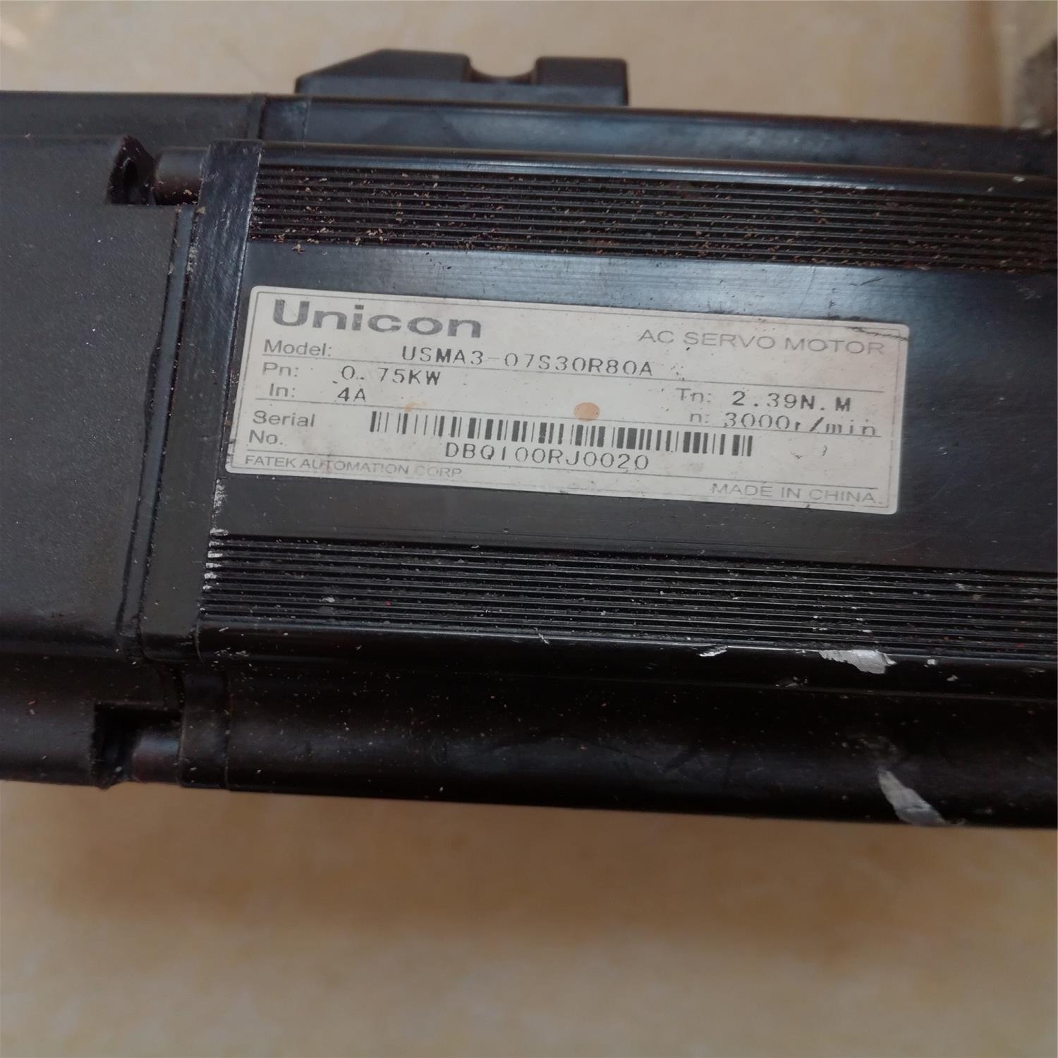 USMA3-07S30R80A永宏unicon伺服电机询价