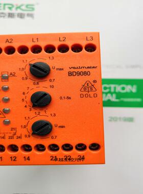 DOLD 多德 BD908012 3AC400V UH AC230V D-78120 现货BD9080询价