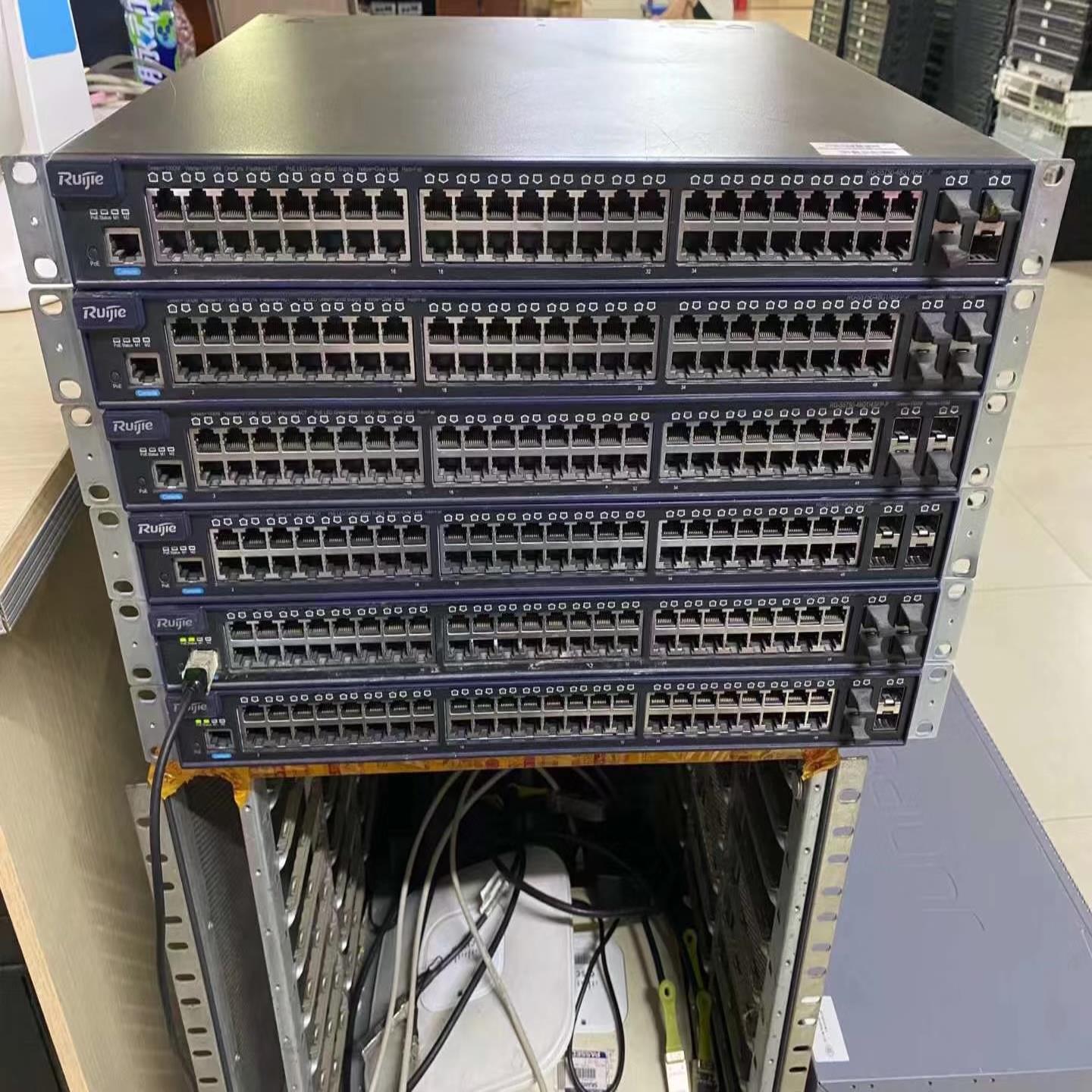 锐捷 RG-S5750-48GT4SFP-P 48口千兆POE供电三层智能交换机 询价