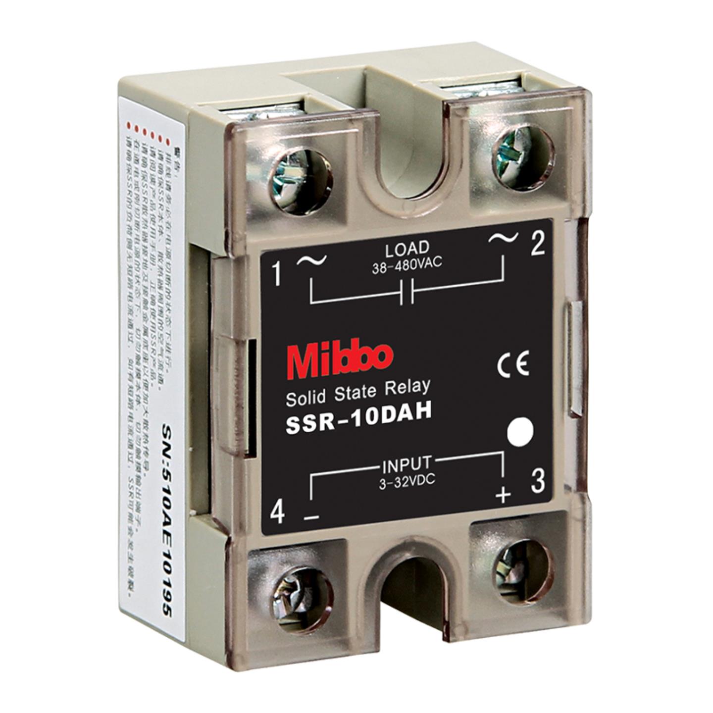 Mibbo米博 SSR-40DAH 40A固态继电器 15DAH 15A 25DAH 25A 1询价