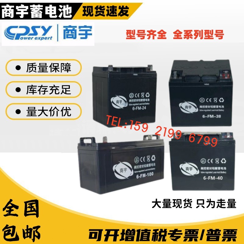 商宇FM/GW12100应急J1238备用电源/12V120AH7A17A20A24A65A蓄电池